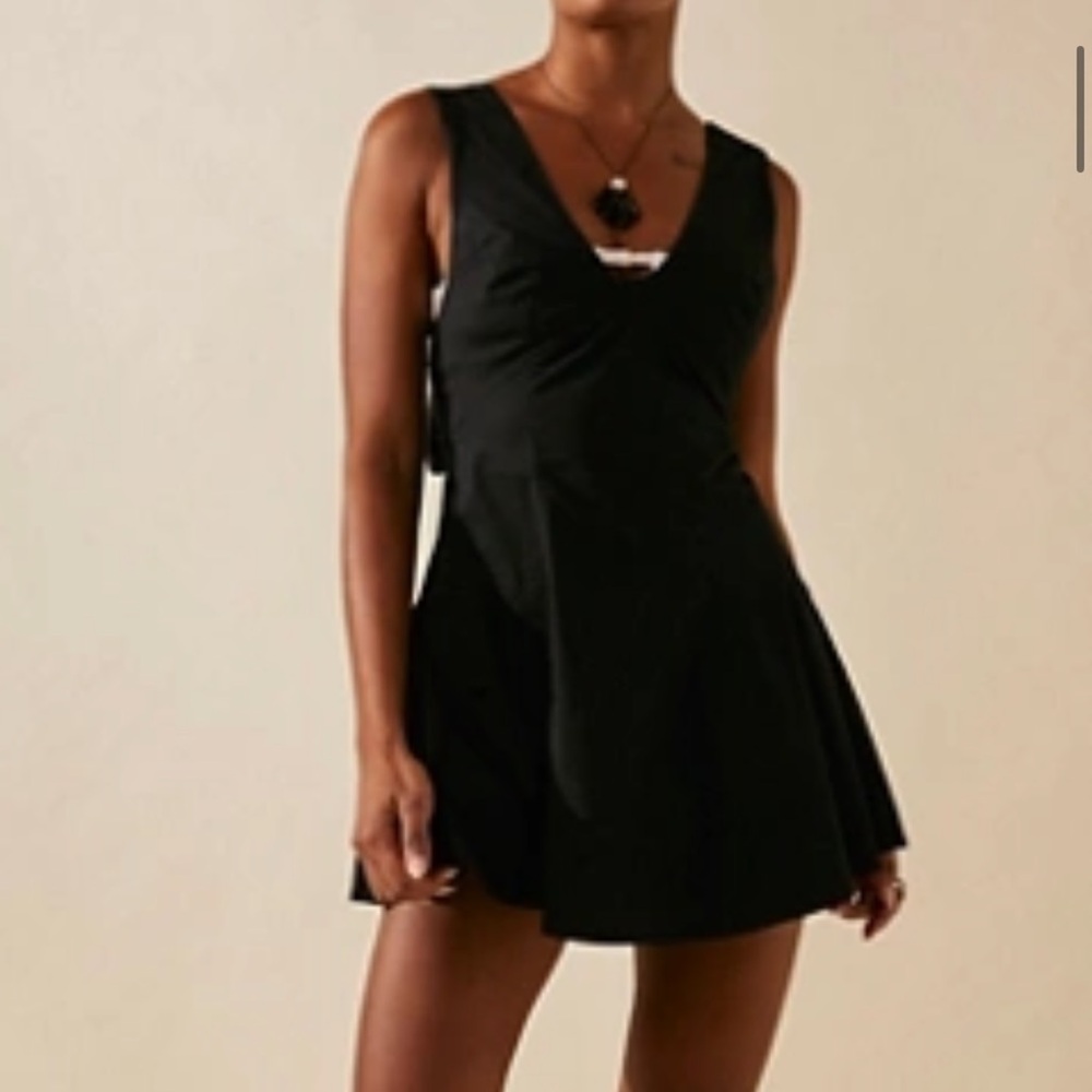Free People Black Mini Dress